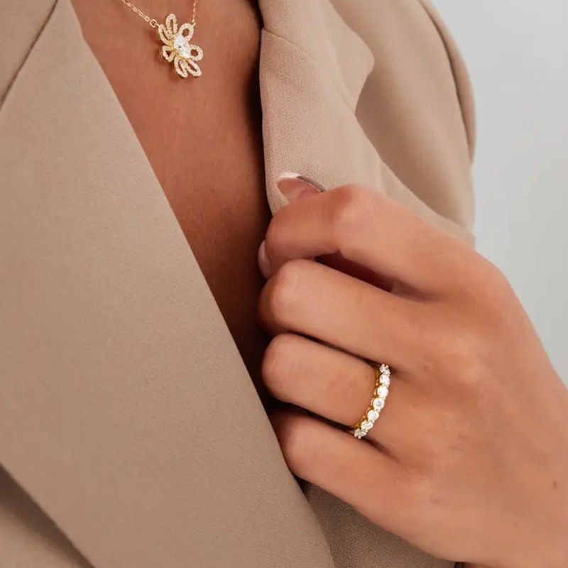 Ring kleine steentjes