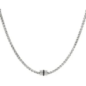Heren ketting gedraaid met bedel