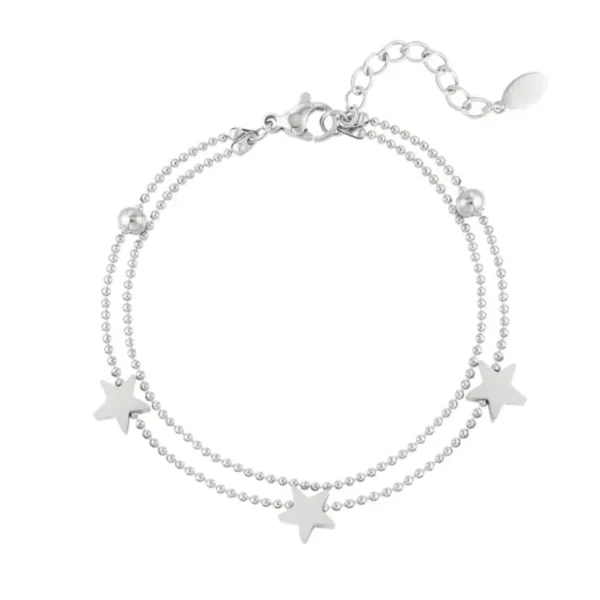 dubbele armband sterretjes