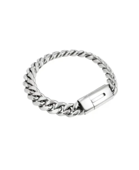 Heren armband grove schakel