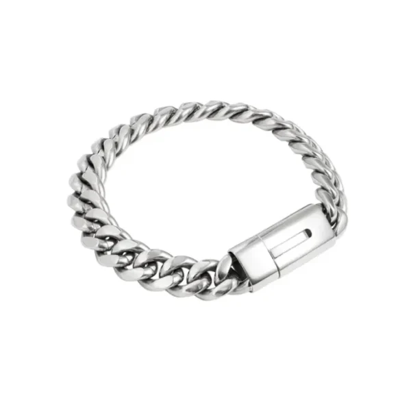 Heren armband grove schakel
