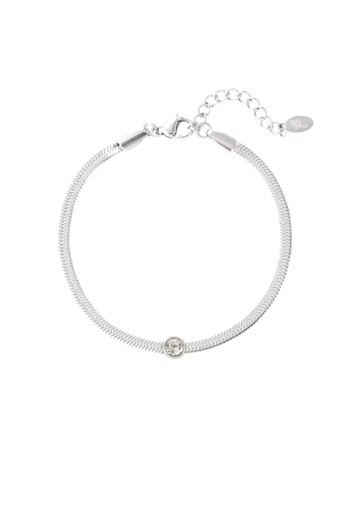 Schakelarmband met diamant
