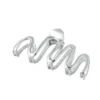 Haarklem krul, Haarklem, haaraccessoires, metaal, 11 x 5 cm, zilver kleurig,