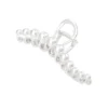 Haarklem bolletjes, Haarklem, haaraccessoire, aluminium, lengte 12 cm, zilver kleurig,