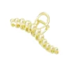 Haarklem bolletjes, Haarklem, haaraccessoire, aluminium, lengte 12 cm, goud kleurig