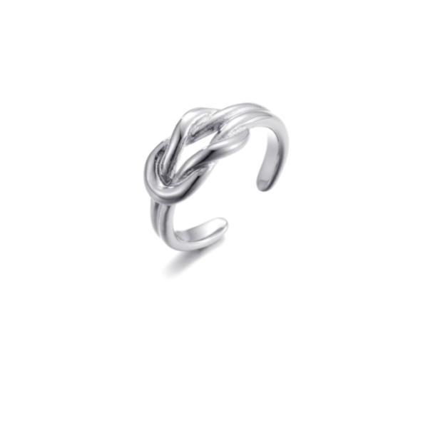 Ring platte knoop