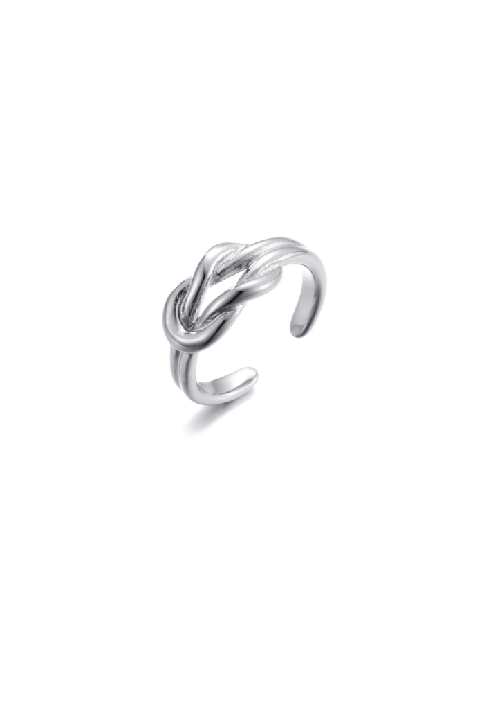 Ring platte knoop