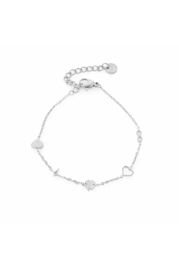 Love armband, Armband, dames, stainless steel, zilver