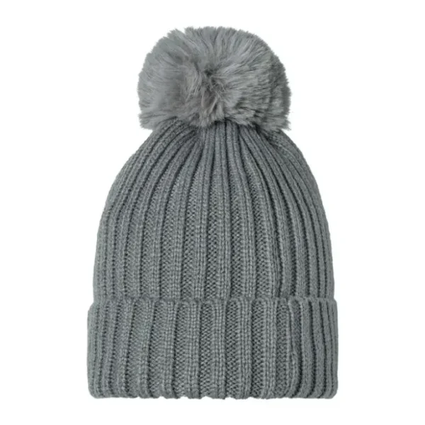 Beanie fury pompom