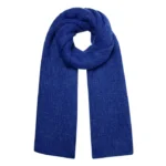 Sjaal gebreid effen, Sjaal, acryl, blauw