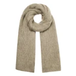 Sjaal gebreid effen, Sjaal, acryl, beige