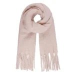 Warme wintersjaal effen, Sjaal, polyester, roze