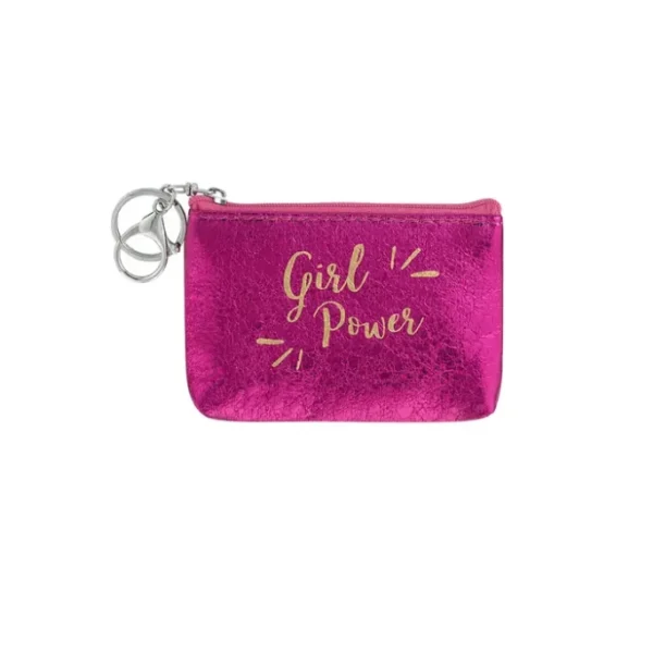 Portemonee girl power fuchsia