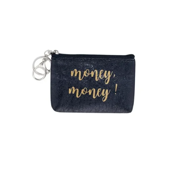 Portemonee money zwart