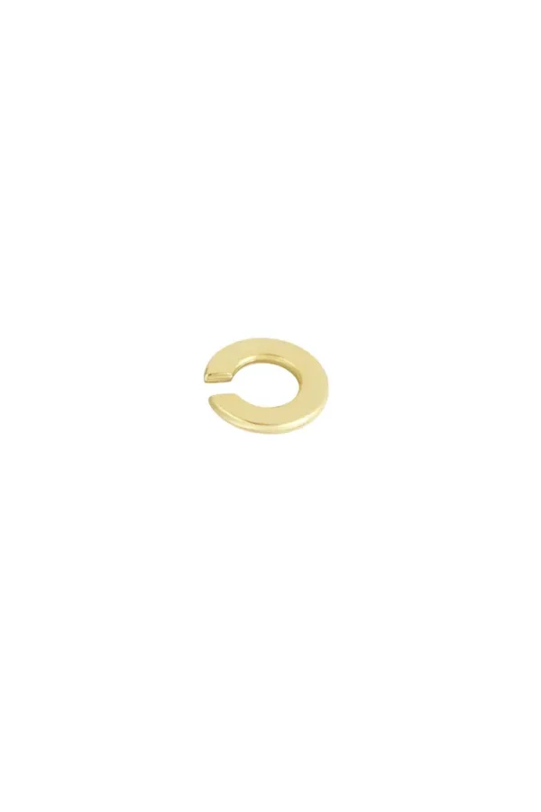 Eenvoudige oor manchet, Oor manchet, stainless steel, goud