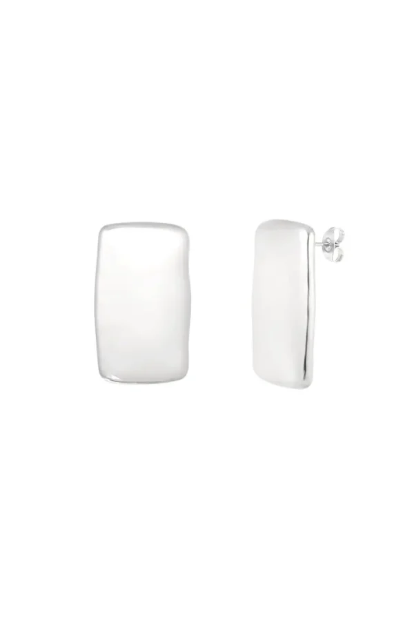 Delicate essence oorbellen, Oorbellen, stainless steel, zilver