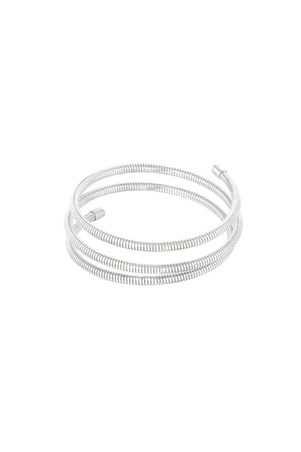 Twirl & Twine armband, Armband, Stainless steel, zilver