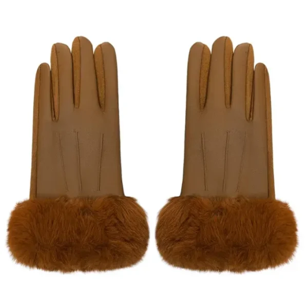 Handschoenen met faux fur