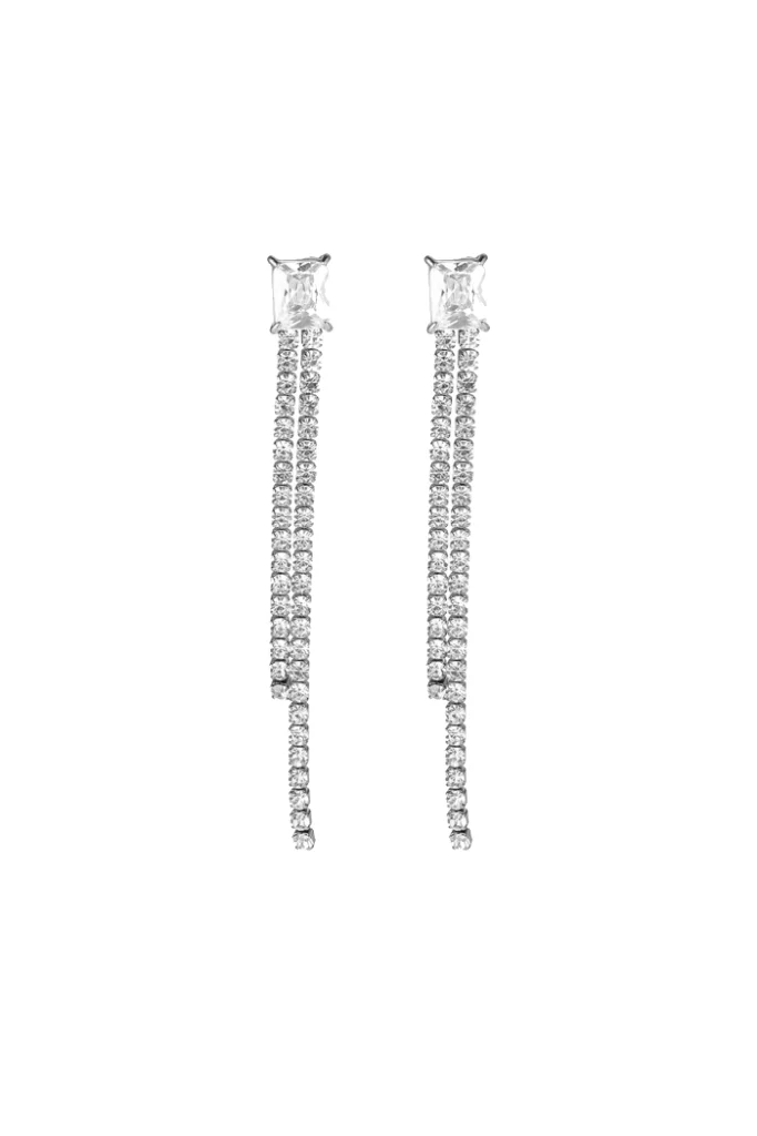 Oorbellen diamond fall twin