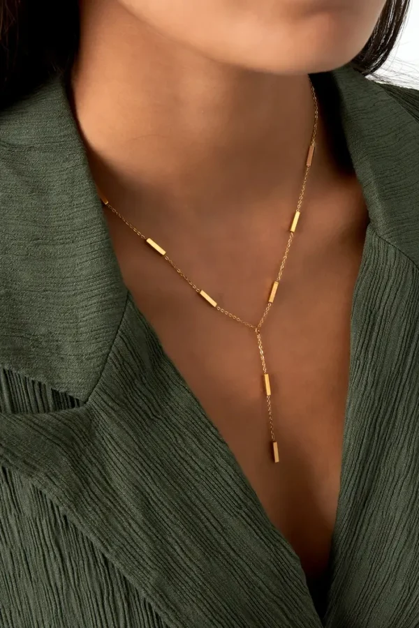 Timeless elegance ketting, Ketting, dames, stainless steel, 40+5 cm, goud kleurig