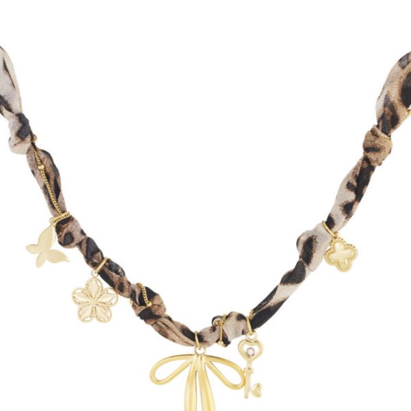 Leopard trendy ketting