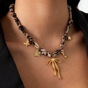 Leopard trendy ketting