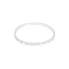 Armband met steentjes, Armband, stainless steel, 5 x 6 cm, zirkonium, zilver kleurig