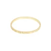 Armband met steentjes, Armband, stainless steel, 5 x 6 cm, zirkonium, goud kleurig