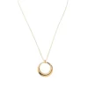 Ketting big cycle, Ketting, stainless steel, 90 cm, goud kleurig,