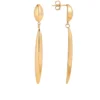 Oorbellen dance pin, Oorbellen, stainless steel, goud kleurig,