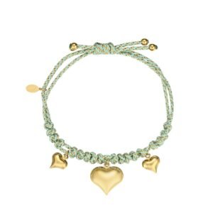 Heartfelt rope armband