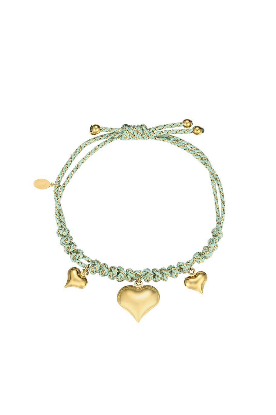 Heartfelt rope armband