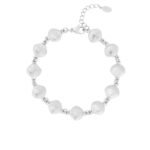 Armband shell trio, Armband, stain, 16,5 + 3 cm, 11 schelpjes, zilver kleurig,