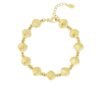 Armband shell trio, Armband, stain, 16,5 + 3 cm, 11 schelpjes, goud kleurig,