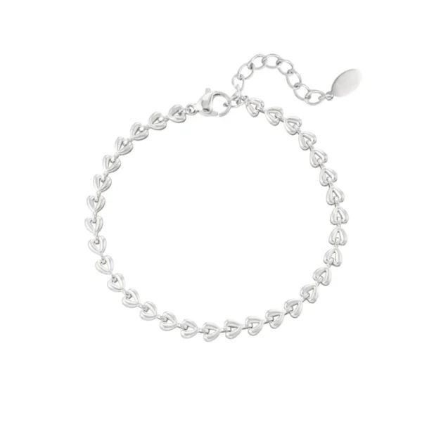 Armband linked hearts