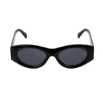 Retro look zonnebril, zonnebril, kunststof, onesize, zwart,
