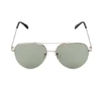 Zonnebril aviator style, Zonnebril, kunststof, stainless steel, grijs,