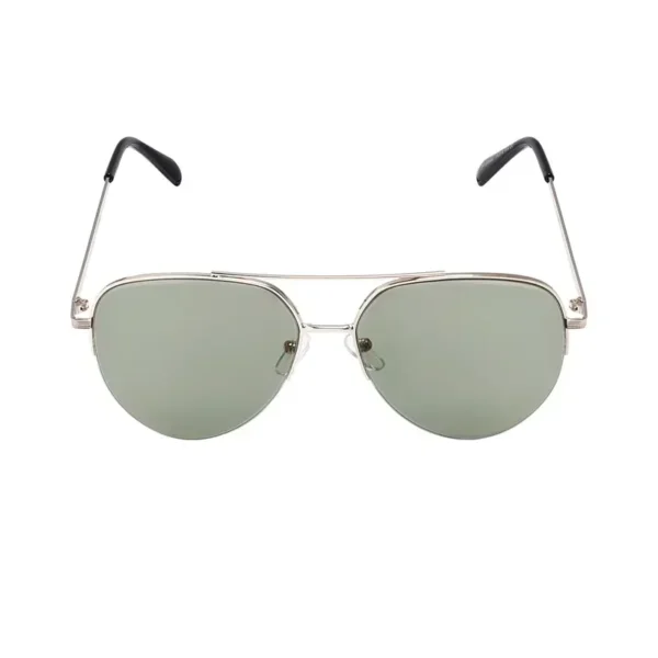 Zonnebril aviator style, Zonnebril, kunststof, stainless steel, grijs,