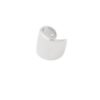Earcuff casual, earcuff, koper, 1 cm breed, zilver kleurig,
