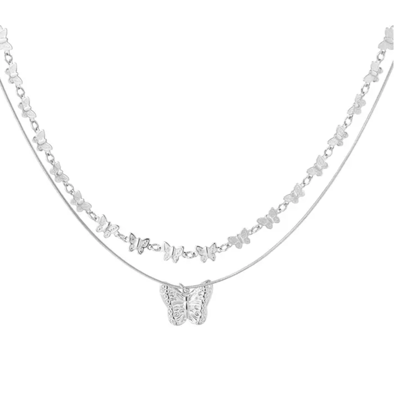 Ketting met vlinders