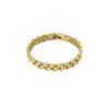 Classy schakelarmband, armband, stainless steel, 18 cm, 8 mm breed, goud kleurig,