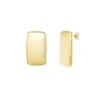 Delicate essence oorbellen, oorbellen, stainless steel, 3 bij 1,9 cm, goud kleurig,