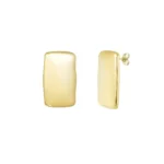 Delicate essence oorbellen, oorbellen, stainless steel, 3 bij 1,9 cm, goud kleurig,
