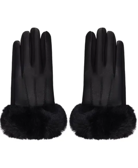 Handschoenen met faux fur