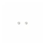 Oorsteker met steentje, Oorstekers, stainless steel, strass steentje, 0,3 mm diameter, goud kleurig,
