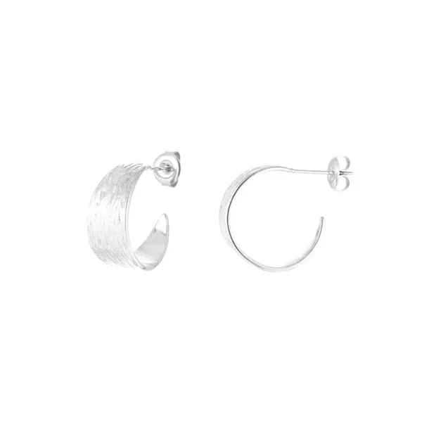 Oorbellen klein met print