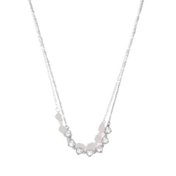 Diamanten harten dunne ketting