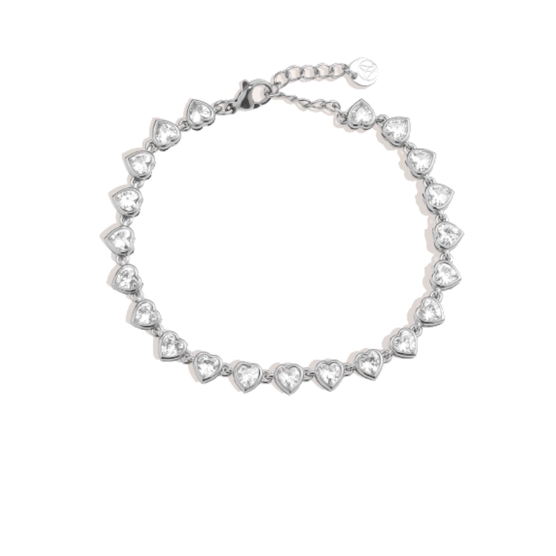 Diamand hearts armband