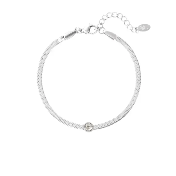 Schakelarmband met diamant