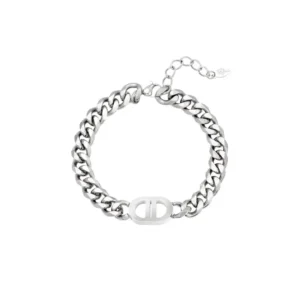 Armband the good life, Armband, dames, stainless steel, 16 + 3cm, zilver kleurig
